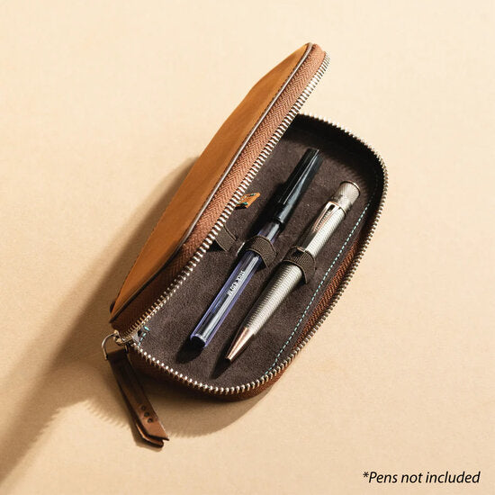 Endless Companion Adjustable Pen Pouch Brown - 2 Pens