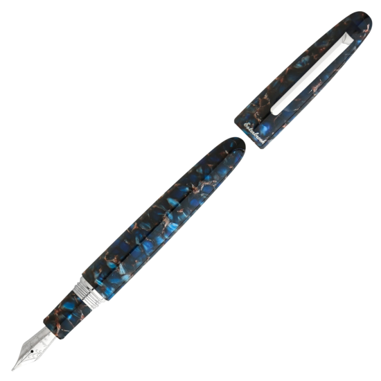 Esterbrook 'Estie Oversized Nouveau Blue' vulpen - Palladium