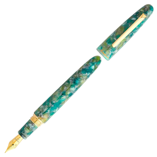 Esterbrook Estie 'Oversized Sea Glass Collection' vulpen - Verguld