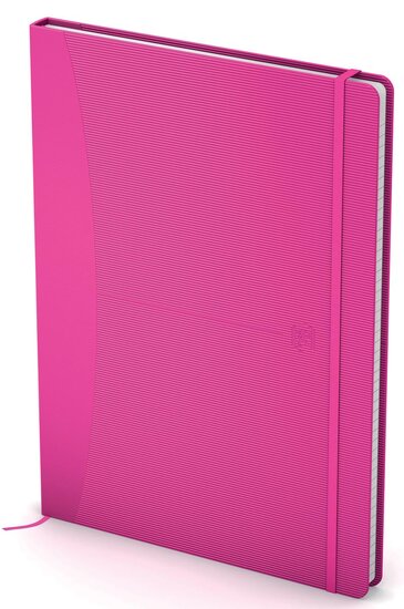 Oxford Signature business journal B5, geruit - Roze