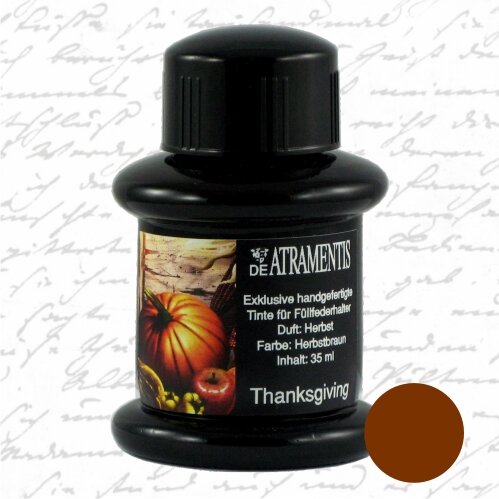 DE ATRAMENTIS - Happy Holiday Inks - Thanksgiving Ink - Brown