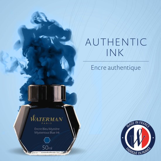 Waterman inkt 50 ml, Mysterious Blue