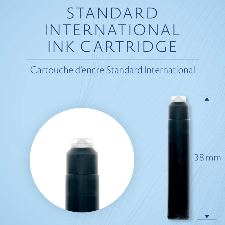 Waterman inktpatronen zwart (Short)