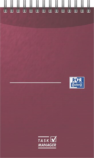 Oxford Office Essentials Task Manager Aubergine
