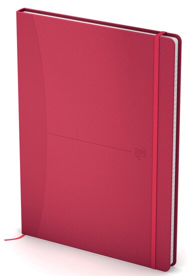 Oxford Signature business journal B5, geruit - Rood
