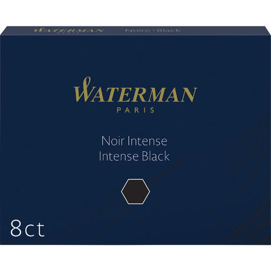 Waterman inktpatronen Standaard zwart (Long)
